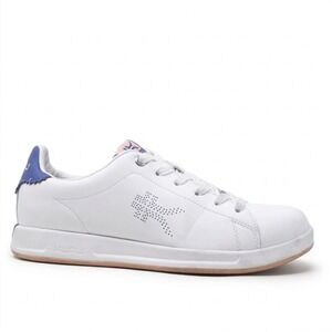 Kuru Womens Roam Sneakers White Blue Leather Comfort Orthopedic Size 7